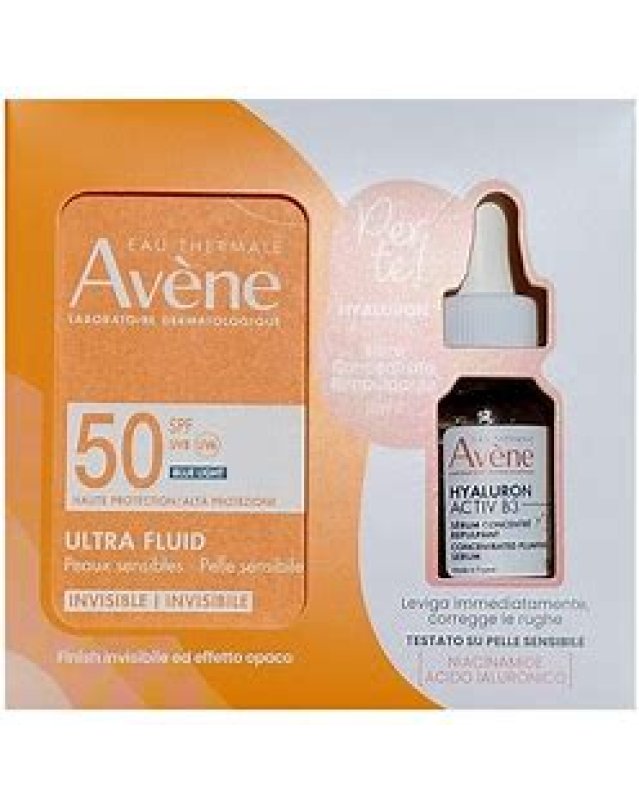 Avène Ultra SPF 50 50ml + Hyalur omaggio -Protezione Solare Alta e Idratazione Intensa