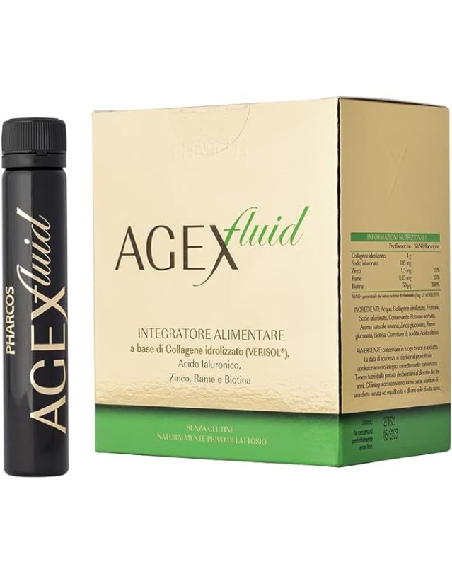 PHARCOS AGEX FLUID 15 flaconcini da 25ml - Formula Antiage