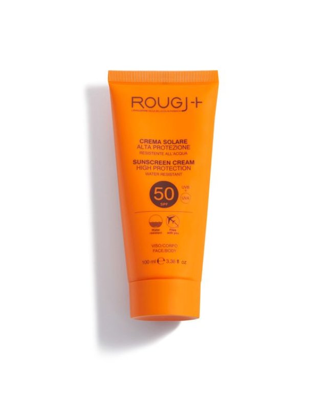 Rougj Solare SPF50 100ml - Protezione Solare Alta per Pelle Sensibile