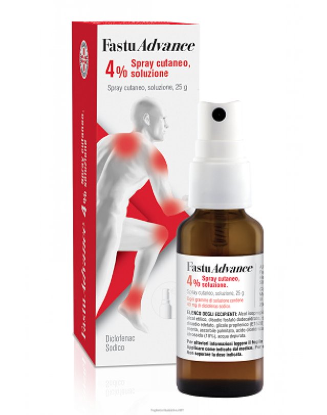 Fastuadvance Spray 25g 4% - Per Dolori Muscolari e Articolari