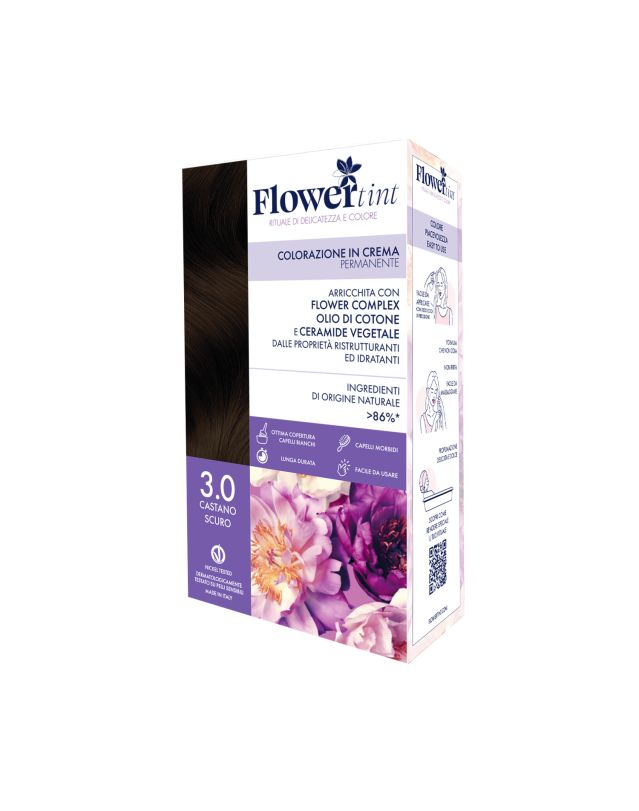 Flowertint Colorazione Cr 3,0 Castano Scuro - Tintura per Capelli