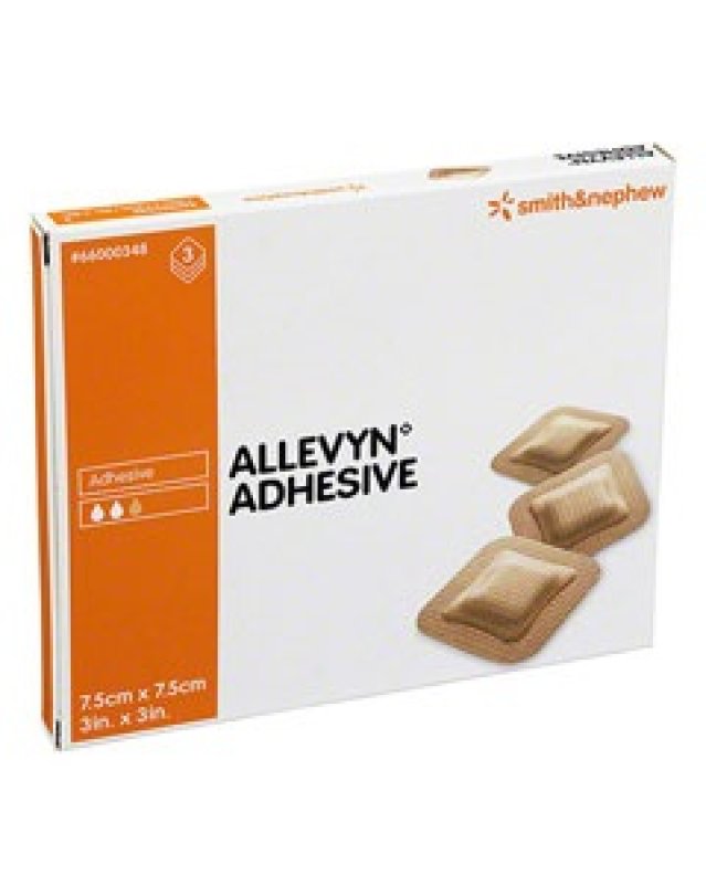 ALLEVYN ADHES  7,5X7,5CM 3PZ 348