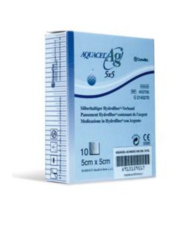 AQUACEL AG MEDIC 5X5CM 10PZ