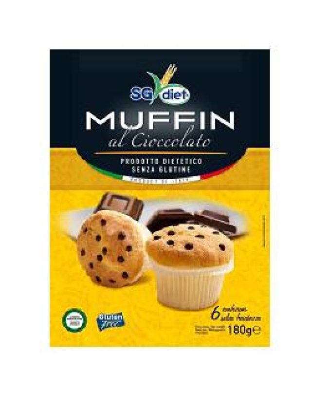 SG DIET Muffin Ciocc.180g