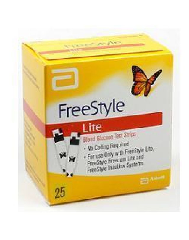 FREESTYLE LITE STR GLICEMIA 25