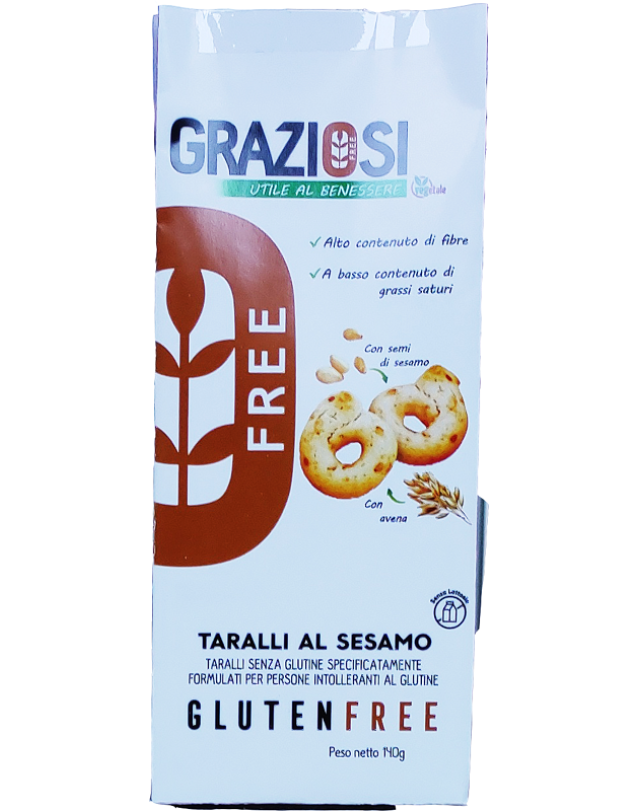 GRAZIOSI Taralli Sesamo 140g