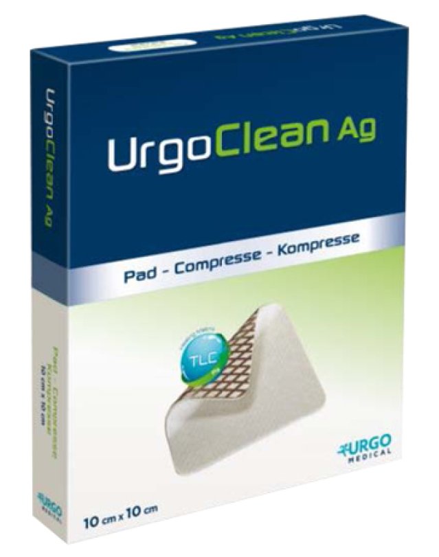 URGOCLEAN AG/SILV 15X15CM 5PZ