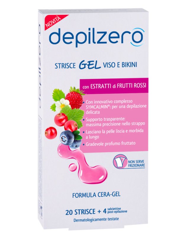 DEPILZERO STRISCE GEL VISO BIK<