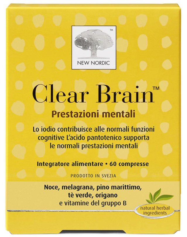CLEAR BRAIN 60CPR