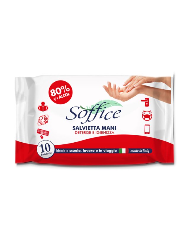 SOFFICE Salv.Mani 80% Alc.10pz