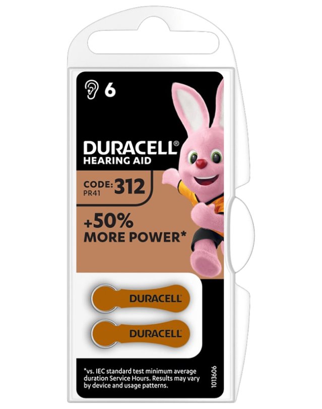 DURACELL EASY TAB 312 MARRONE