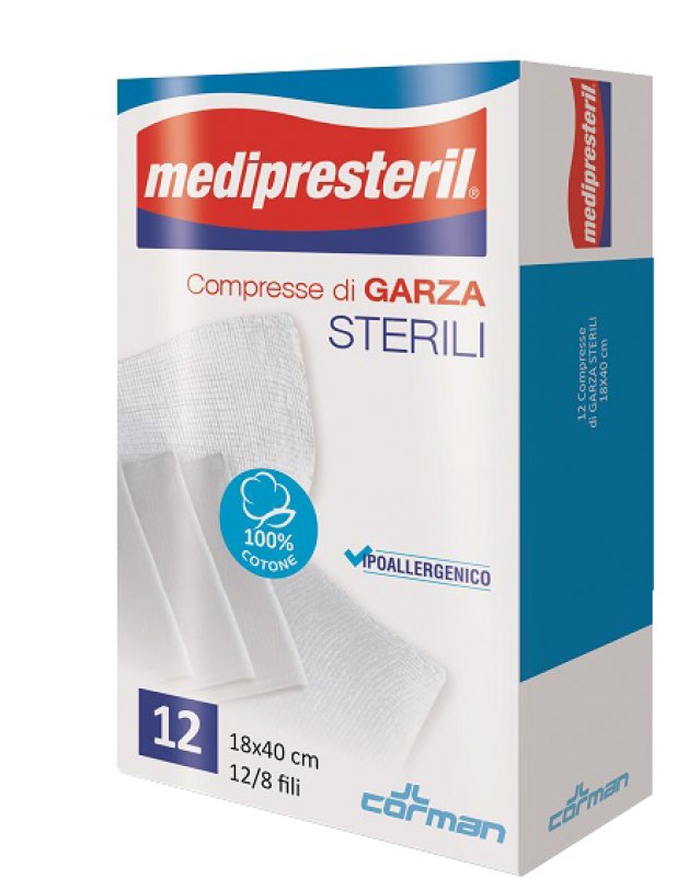 GARZA MEDIPRESTERIL 12/8 18X40