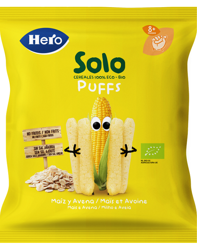 HERO SOLO SNACK PUFF AVENA MAI