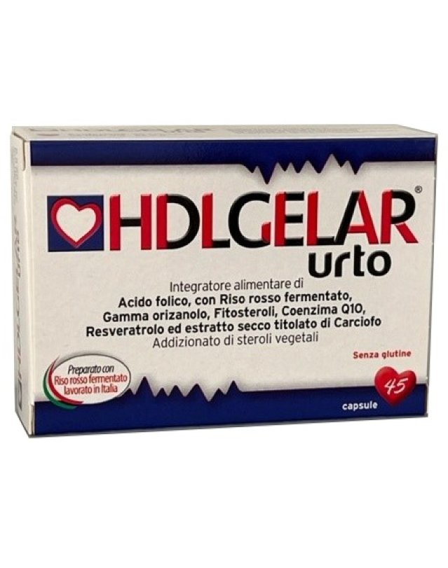 Hdl Gelar Urto 45 capsule- Integratore per il Colesterolo
