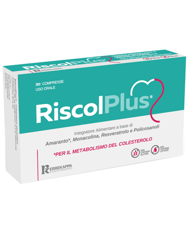 Riscol Plus 30 compresse- Integratore per il Colesterolo