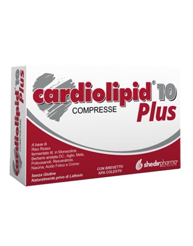 Cardiolipid 10 Plus 30 Compresse - Supporto per il Colesterolo e la Salute Cardiovascolare