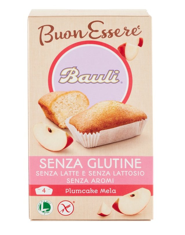 BAULI Plumcake S/G Mela 132g