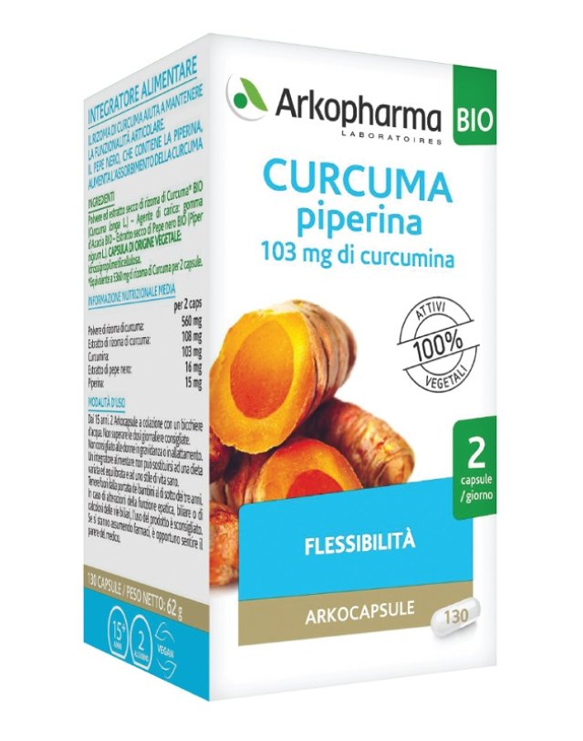 ARKOCAPSULE Curcuma/Pip.130Cps