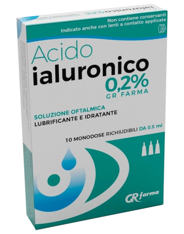 ACIDO IALURONICO 0,2% SOL OFT