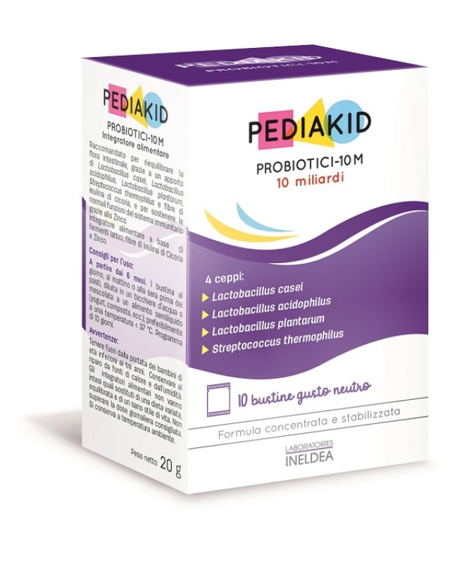PEDIAKID PROBIOTICI 10M 10BUST