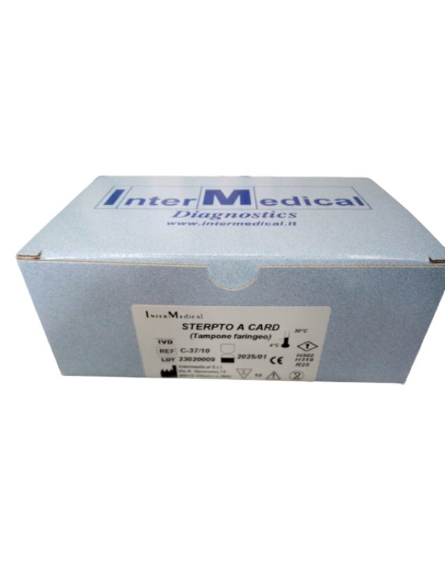 TEST STREPTO A INTERMEDICAL 10PZ
