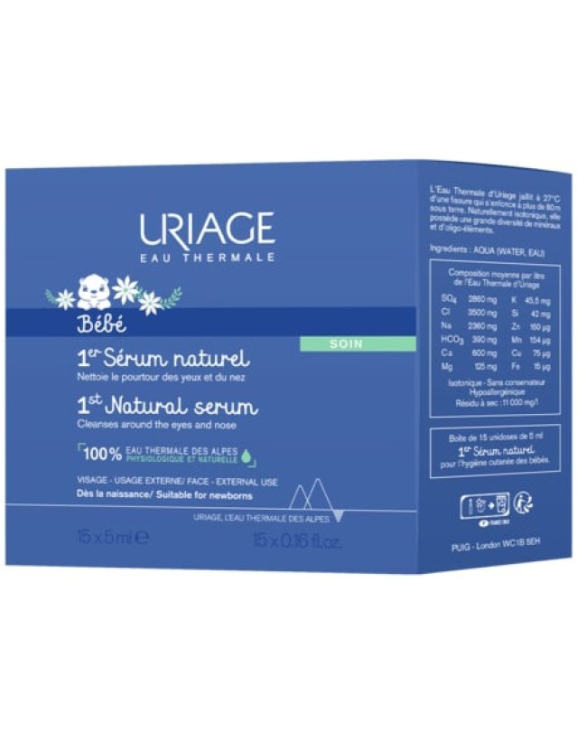 URIAGE BEBE SIERO FISIO 15X5ML