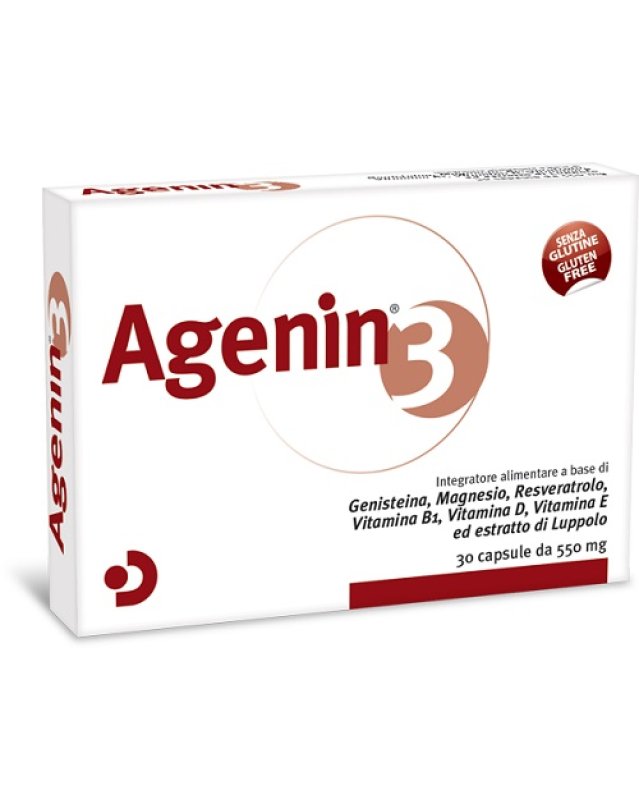 Agenin 3 - 30 Capsule 550mg Integratore per il Sistema Cardiovascolare