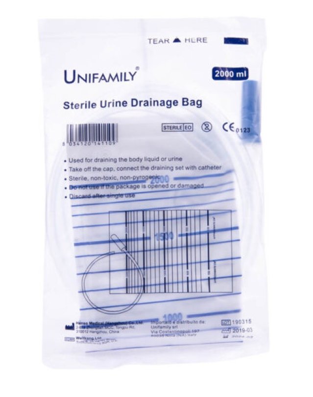 SACCA Ur.130cm  1pz S/S UNIFAM