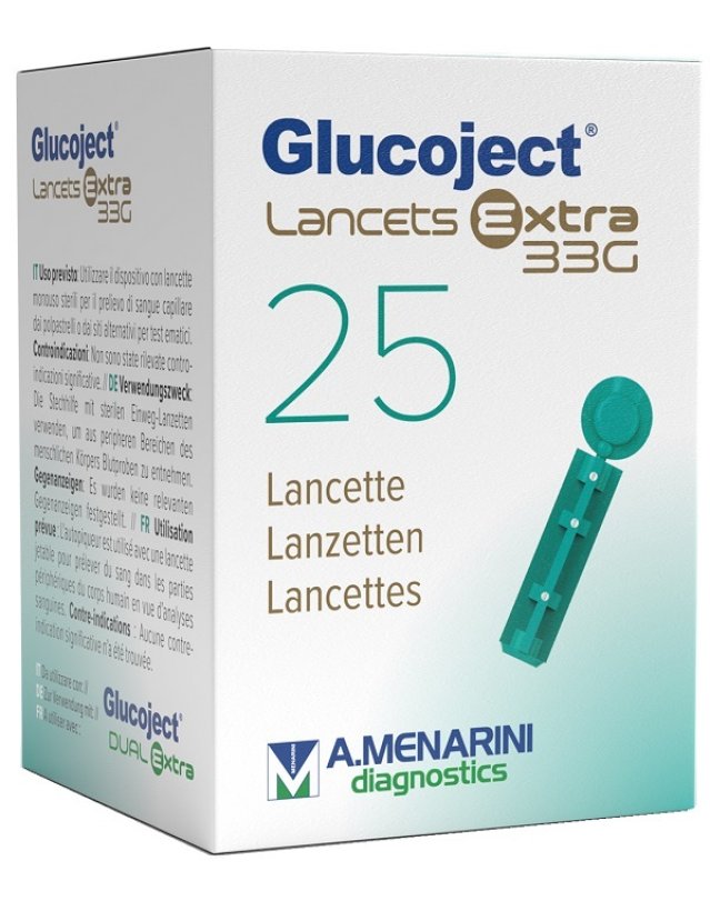 GLUCOJECT Lancets Plus 33g*25p