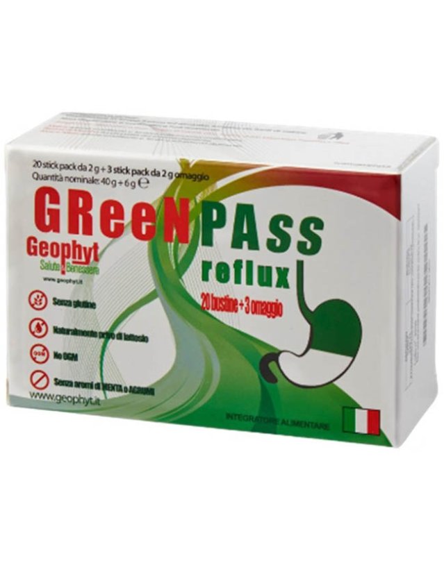 GREEN PASS Reflux 20+3 Bust.