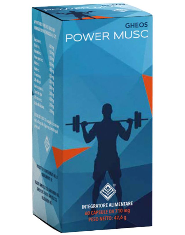 GHEOS POWER MUSC 60 Cps 750mg