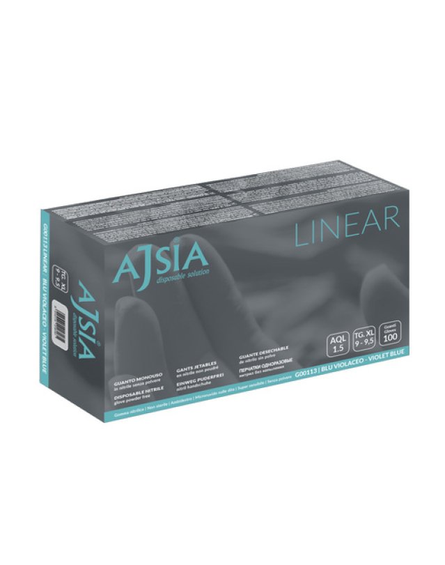 AJSIA Guanti NITRILE XL 100pz