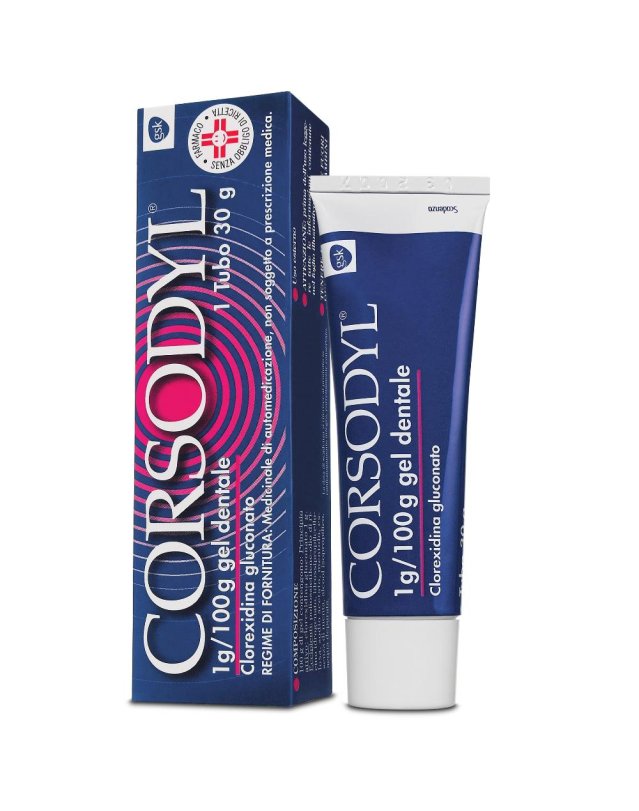 Corsodyl*gel Dent 30g 1g/100g