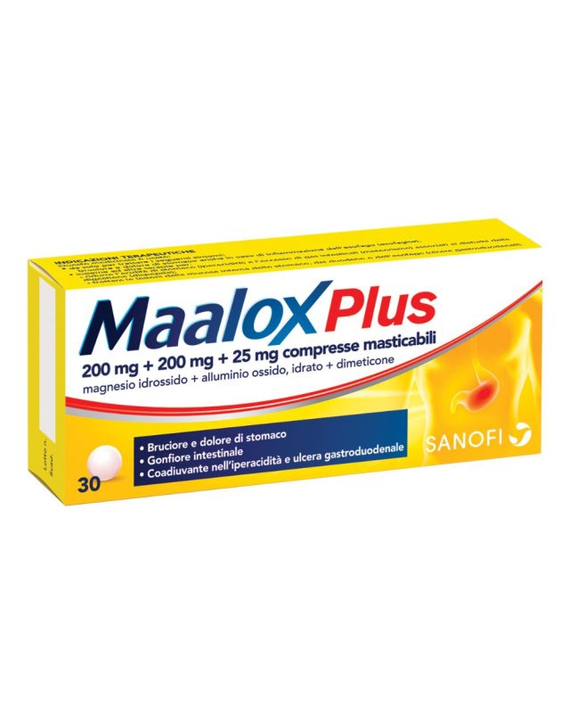 Maalox Plus*30cpr Mast