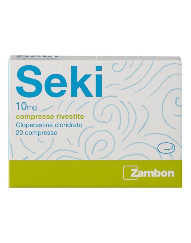 Seki 20 compresse rivestite 10mg - sedativo per la tosse