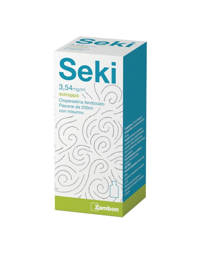 Seki 3,54 mg/ml Sciroppo Sedativo della Tosse - Flacone da 200 ml