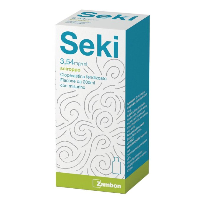 Seki 3,54 mg/ml Sciroppo Sedativo della Tosse - Flacone da 200 ml