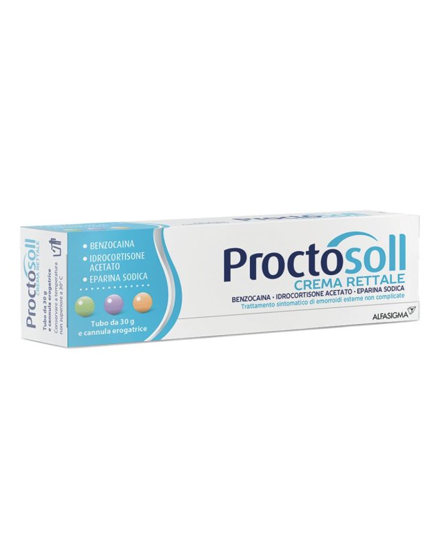 Proctosoll Crema Rettale 30g OTC - Sollievo dai Fastidi Anali