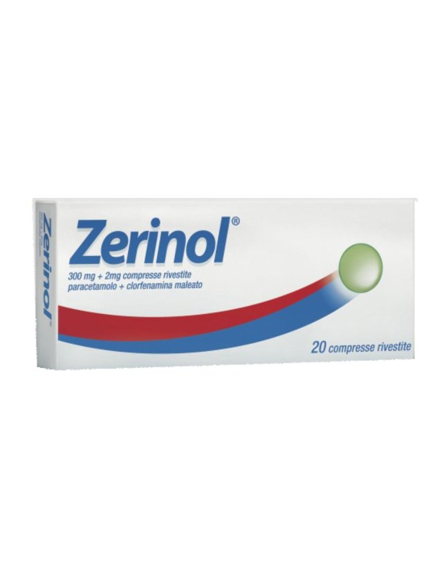 Zerinol*20cpr Riv 300mg+2mg