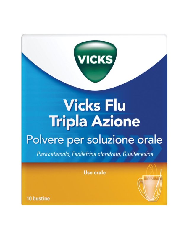 Vicks Flu Tripla A*os Polv10bs