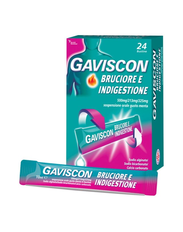 Gaviscon Bruciore e Indigestione 24 Bustine