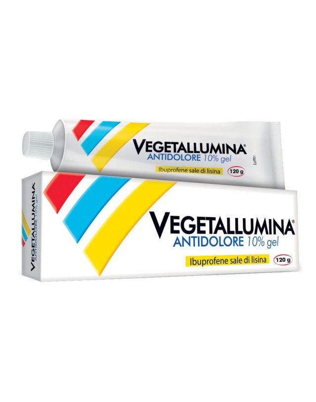 Vegetallumina Antidolorifico Gel 120g 10% - Per Dolori Muscolari e Articolari
