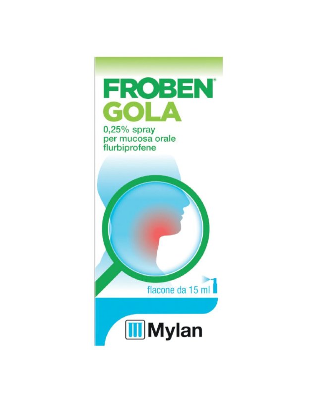 FROBEN Gola - Spray per mucosa orale 15ml 0,25%
