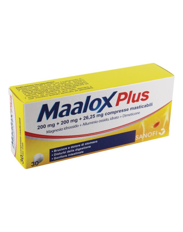 MAALOX PLUS 30CPR MAST