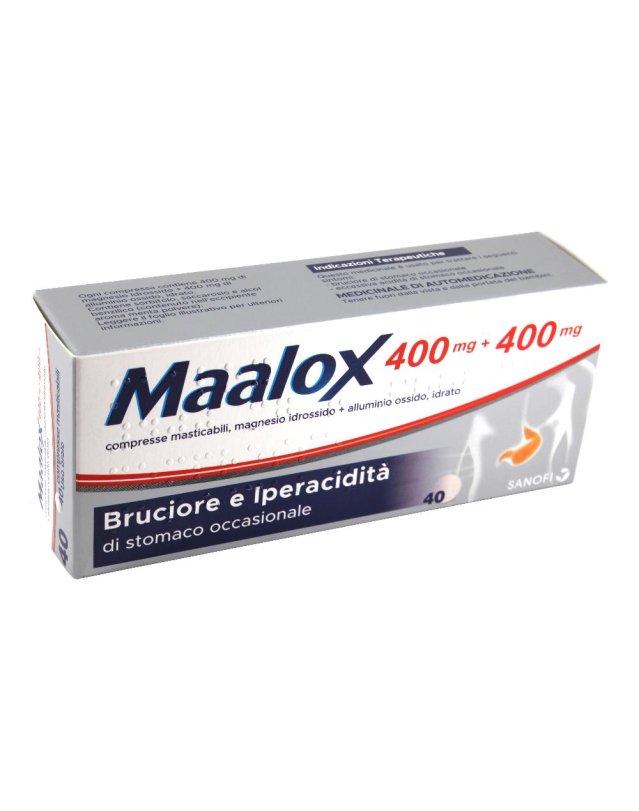 MAALOX*40CPR MAST 400MG+400MG