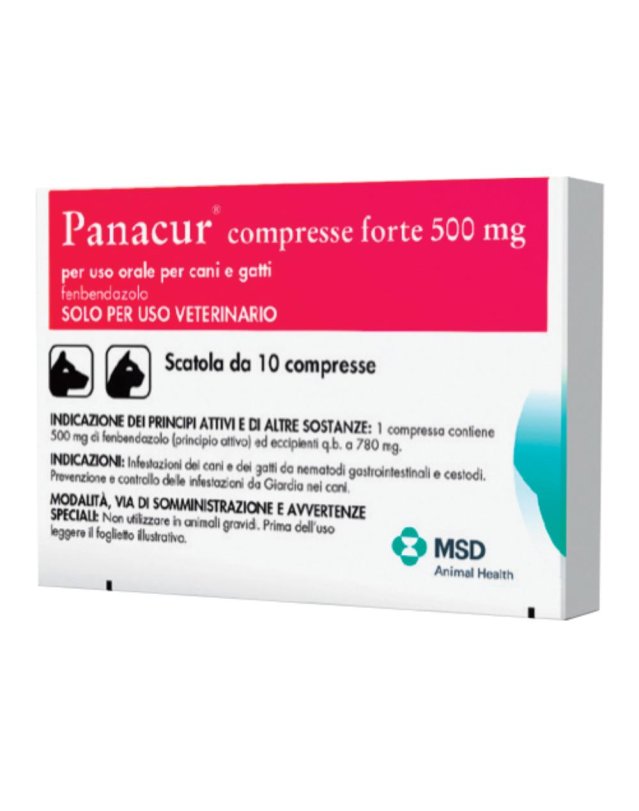 PANACUR-10 CPR 500 MG VET