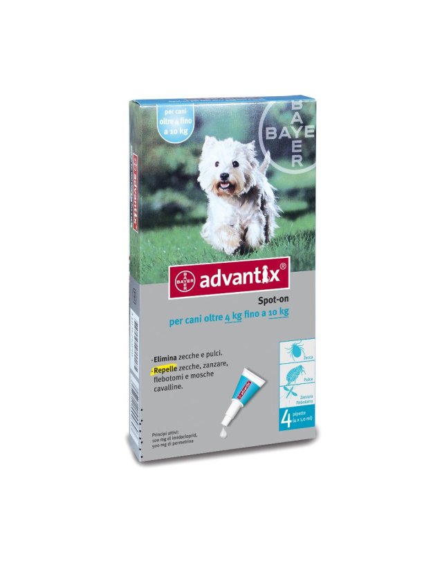 ADVANTIX SPOT ON*4PIP 1ML 4-10KG