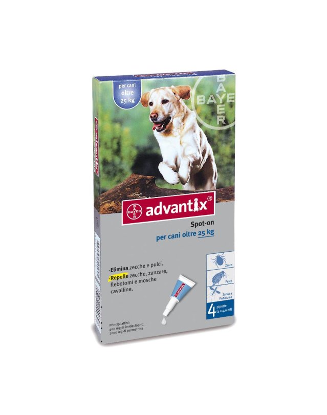 ADVANTIX SPOT ON*4PIP 4ML 25KG