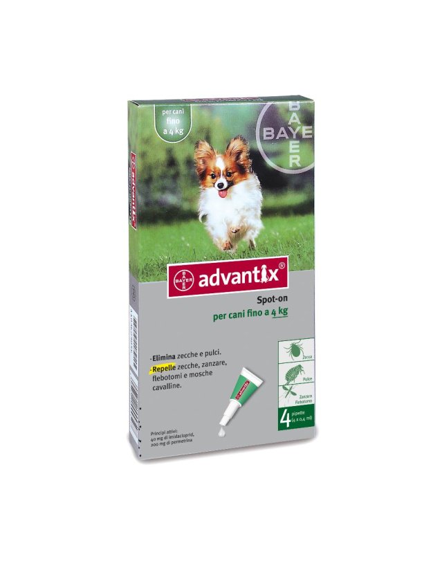 ADVANTIX SPOT ON*4PIP 0,4ML 4KG