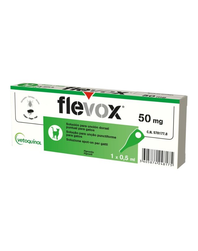 FLEVOX*SPOTON 1PIP 0,5ML GATTI